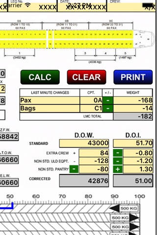 A320 LOADSHEET T&B 180 3z PAX screenshot 3