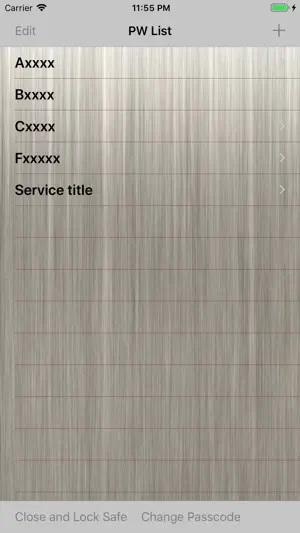 Quick Password Safe screenshot 1