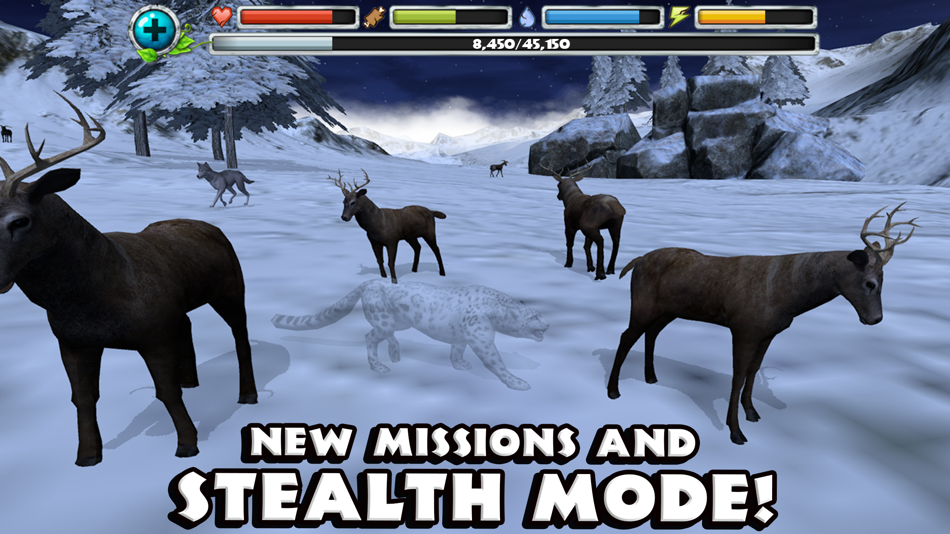 #3. Snow Leopard Simulator (iOS) 由: Gluten Free Games