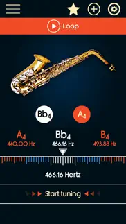 saxophone tuner iphone screenshot 3