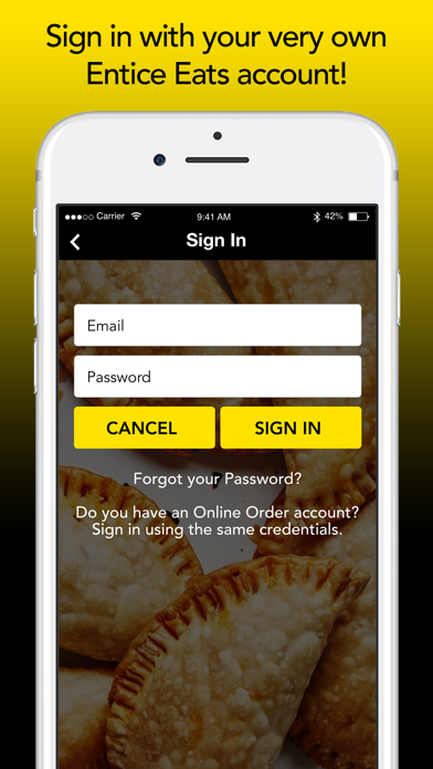 How to cancel & delete Entice Eats from iphone & ipad 1