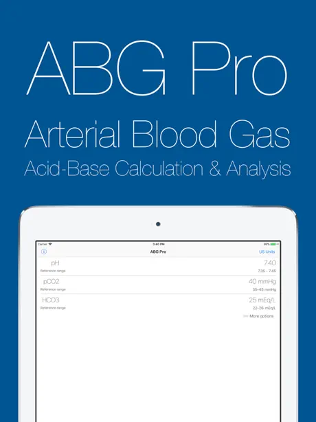 ABG Pro Acid Base Calculator