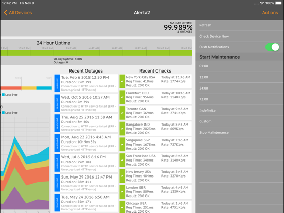 Alertra iPad screenshot 4 - Utilities app