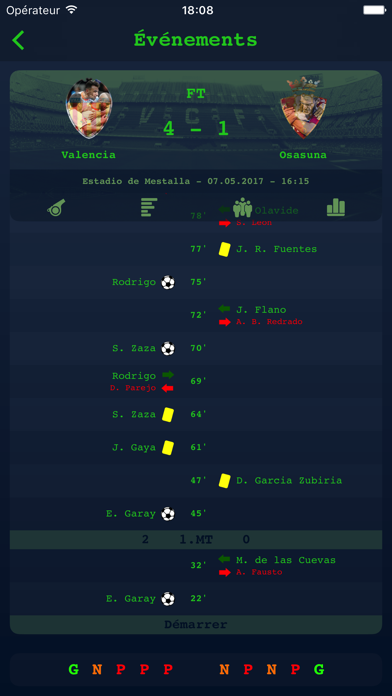 Screenshot #2 pour Résultats Direct Liga Espagnol