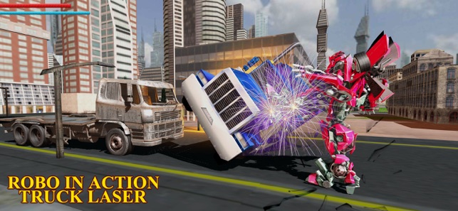 Laser Bus Robot Transform War(圖2)-速報App