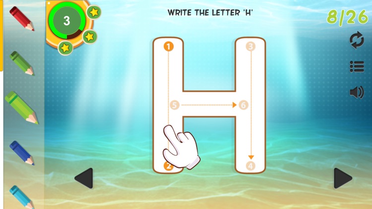 English Letter Tracing