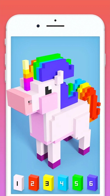 Voxels Color 3D By Number 2 screenshot-3