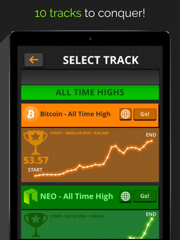 Crypto Rider - Bitcoin Racing iPad screenshot