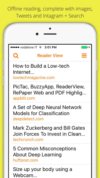 ReaderView Highlight Web Pages
