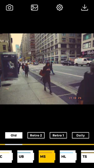Скриншот Filmlike New York на iPhone 10