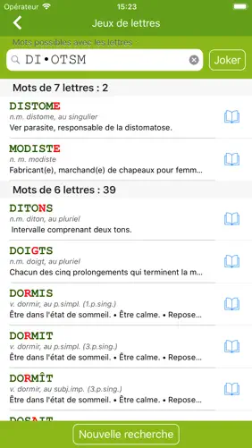 Assistant de jeux de lettres screenshot 5