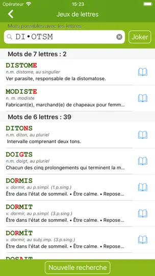 Capture d'écran de Assistant De Jeux De Lettres sur iPhone 5