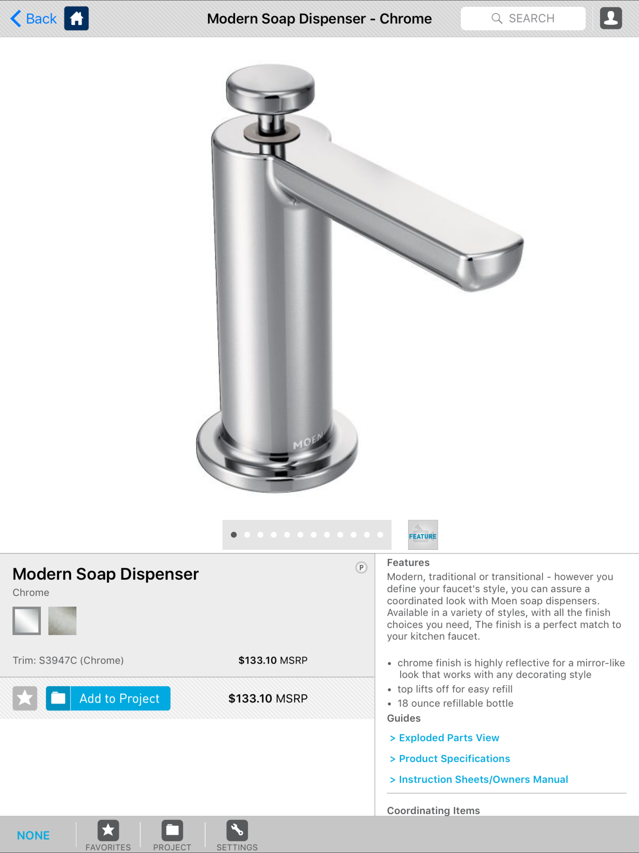 Moen Showroom Consultant screenshot 4