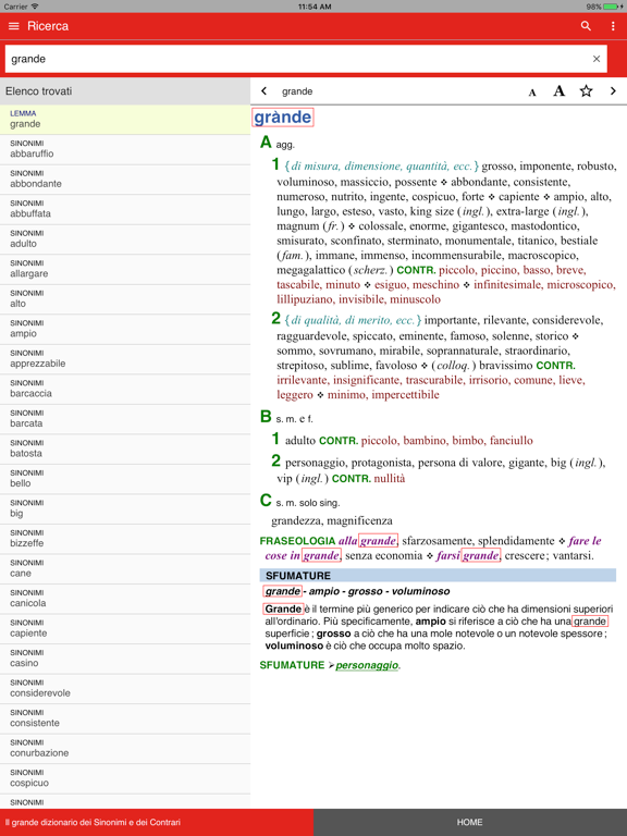 Screenshot #5 pour Sinonimi e contrari Zanichelli