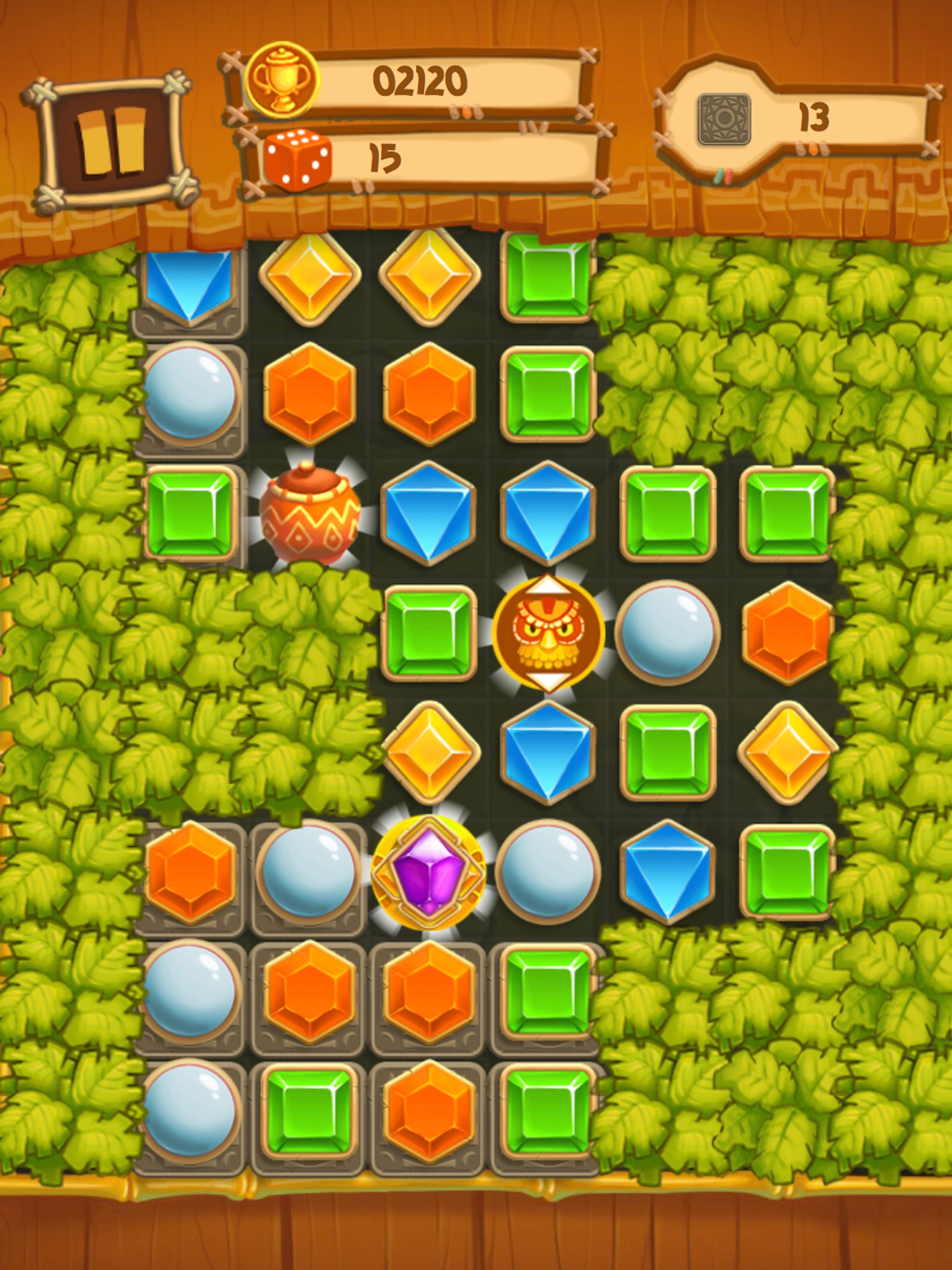 Jewel Treasure Match Puzzle