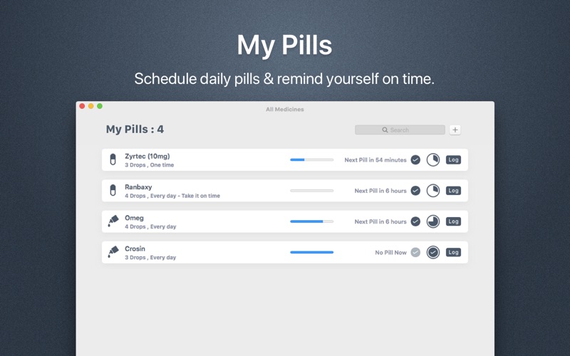 Screenshot #1 pour My Pills - Tracker
