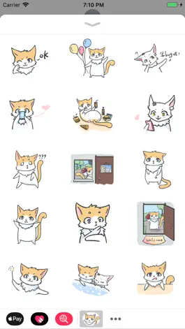 Game screenshot Jet Cat Sticker Pack apk