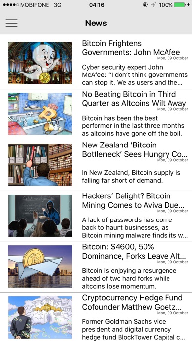 Cryptocurrency Market Tracker screenshot 2