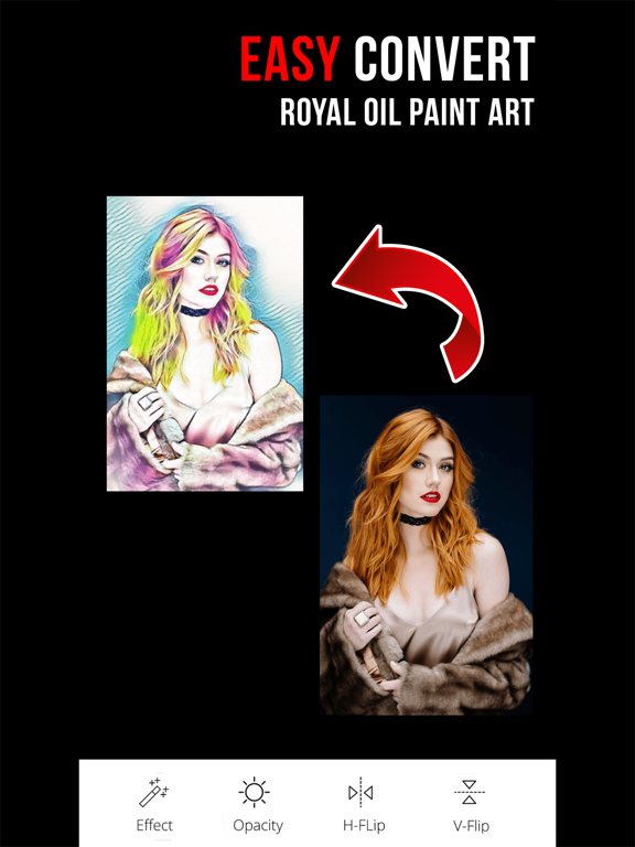 Oil Paint Art Photo Maker iPad screenshot 4 - Photo & Video app