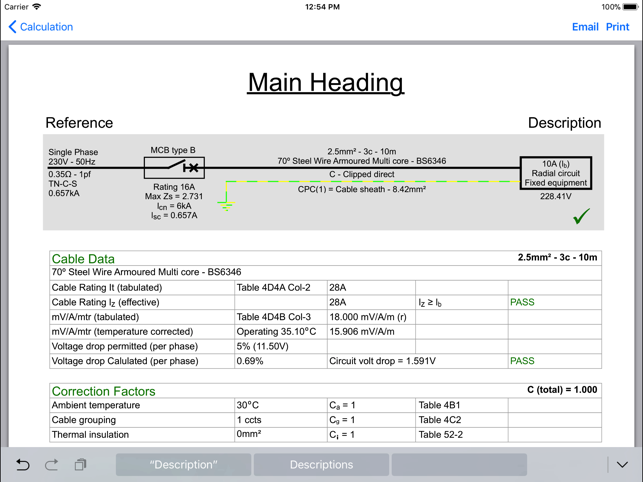 CableCalc BS7671(圖4)-速報App