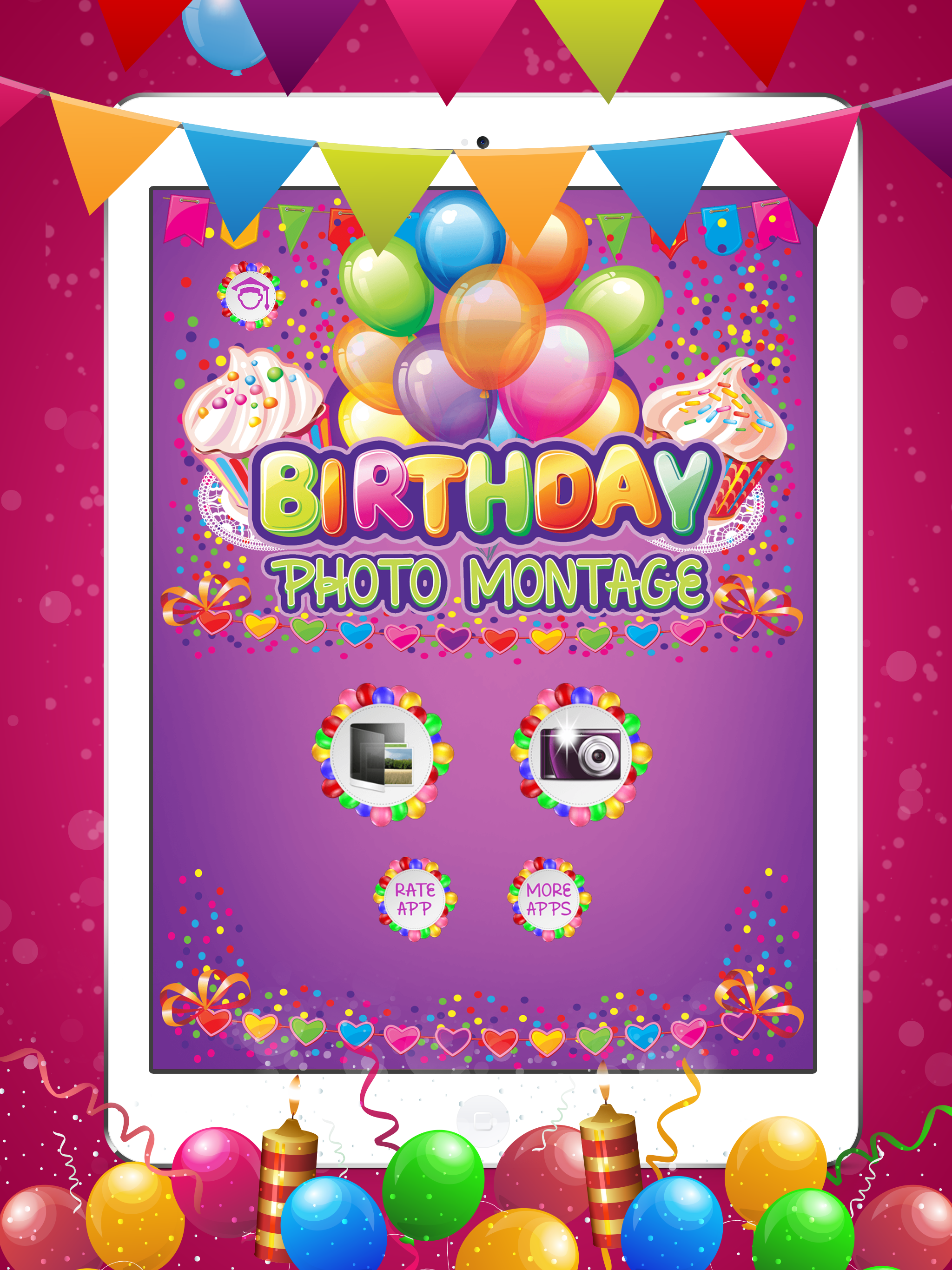 Birthday Photo Montage Frame screenshot 6