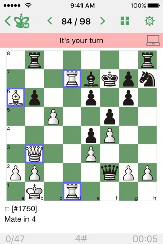 Mate in 3-4 (Chess Puzzles)のおすすめ画像1