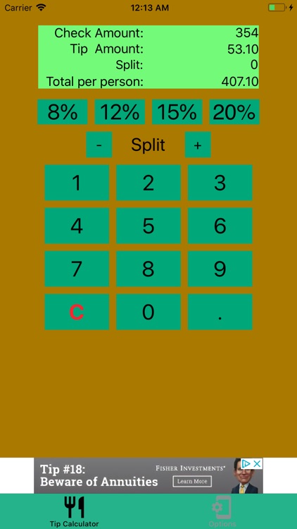 Tip Calculator X