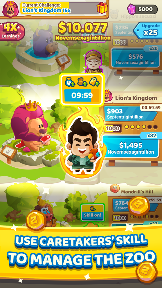 #3. Pocket Zoo: Idle Keeper (iOS) 由: HippoTap, LLC