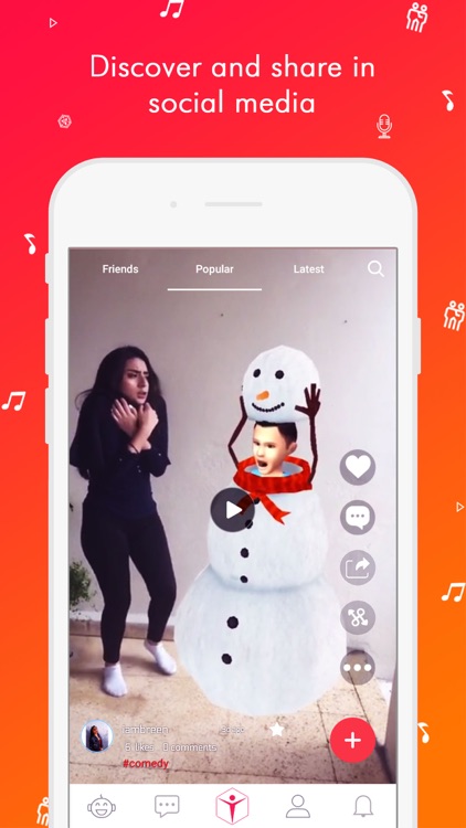 TaDa Time - 3D AR Messenger screenshot-0