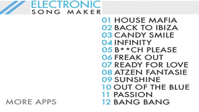 Electronic Song Maker Screenshot