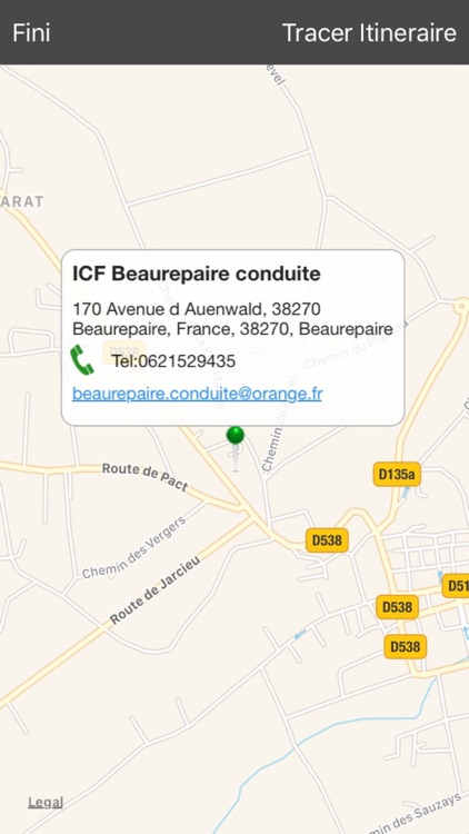 ICF Beaurepaire Conduite