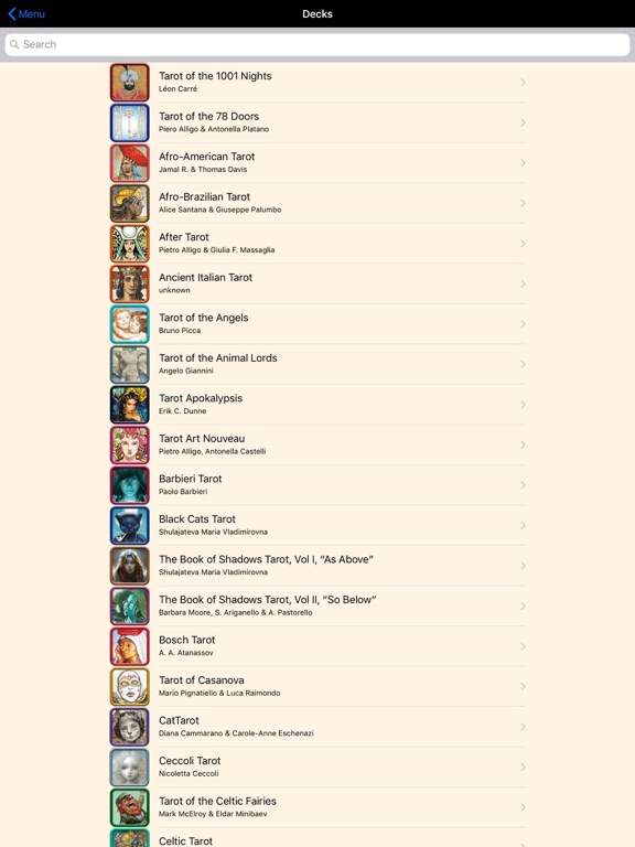 Screenshot #5 pour Lo Scarabeo Tarot Collection