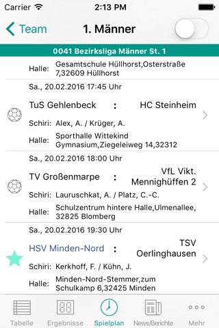 HSV Minden-Nord screenshot 2