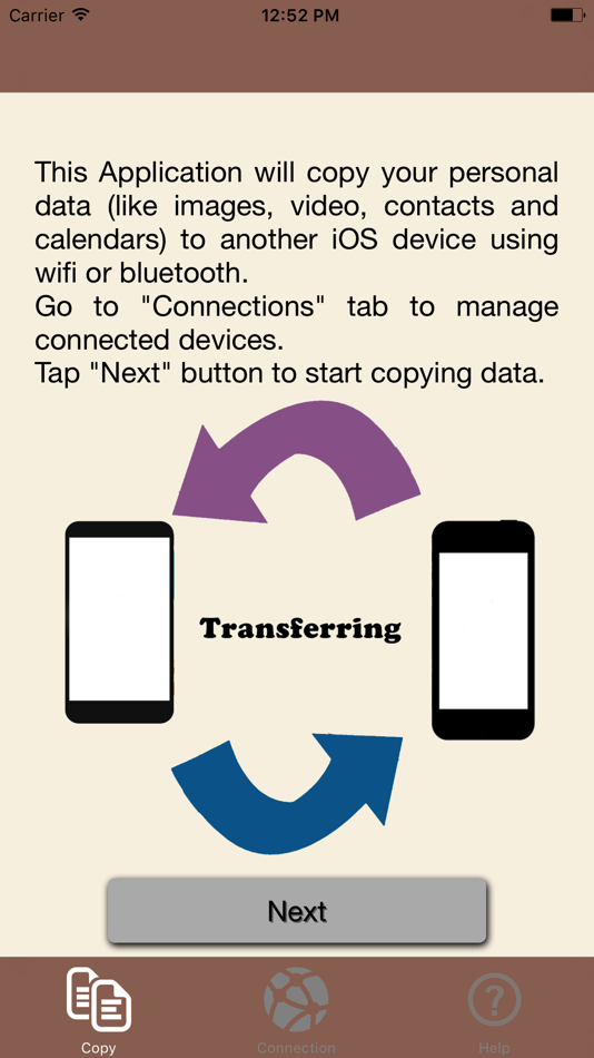 Wifi Transfer - Copy my data - 1.1 - (iOS)