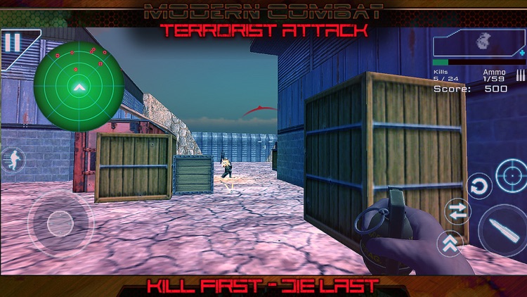 Modern Combat Terrorist Attack screenshot-4