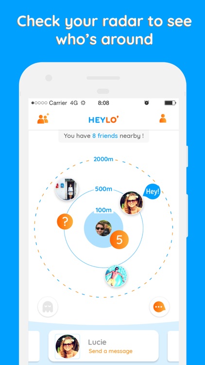 Heylo: My best friends nearby