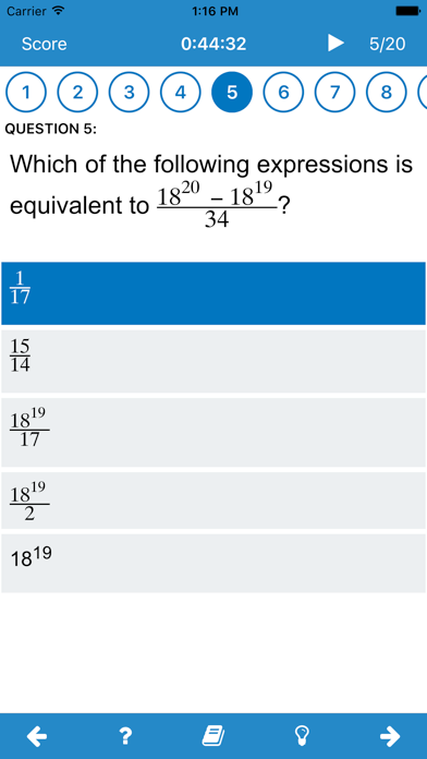 Screenshot #3 pour GMAT Practice Tests