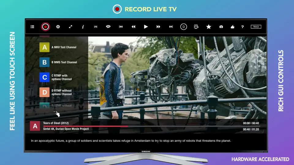 Captura de pantalla de GSE SMART IPTV PRO en iPhone 2