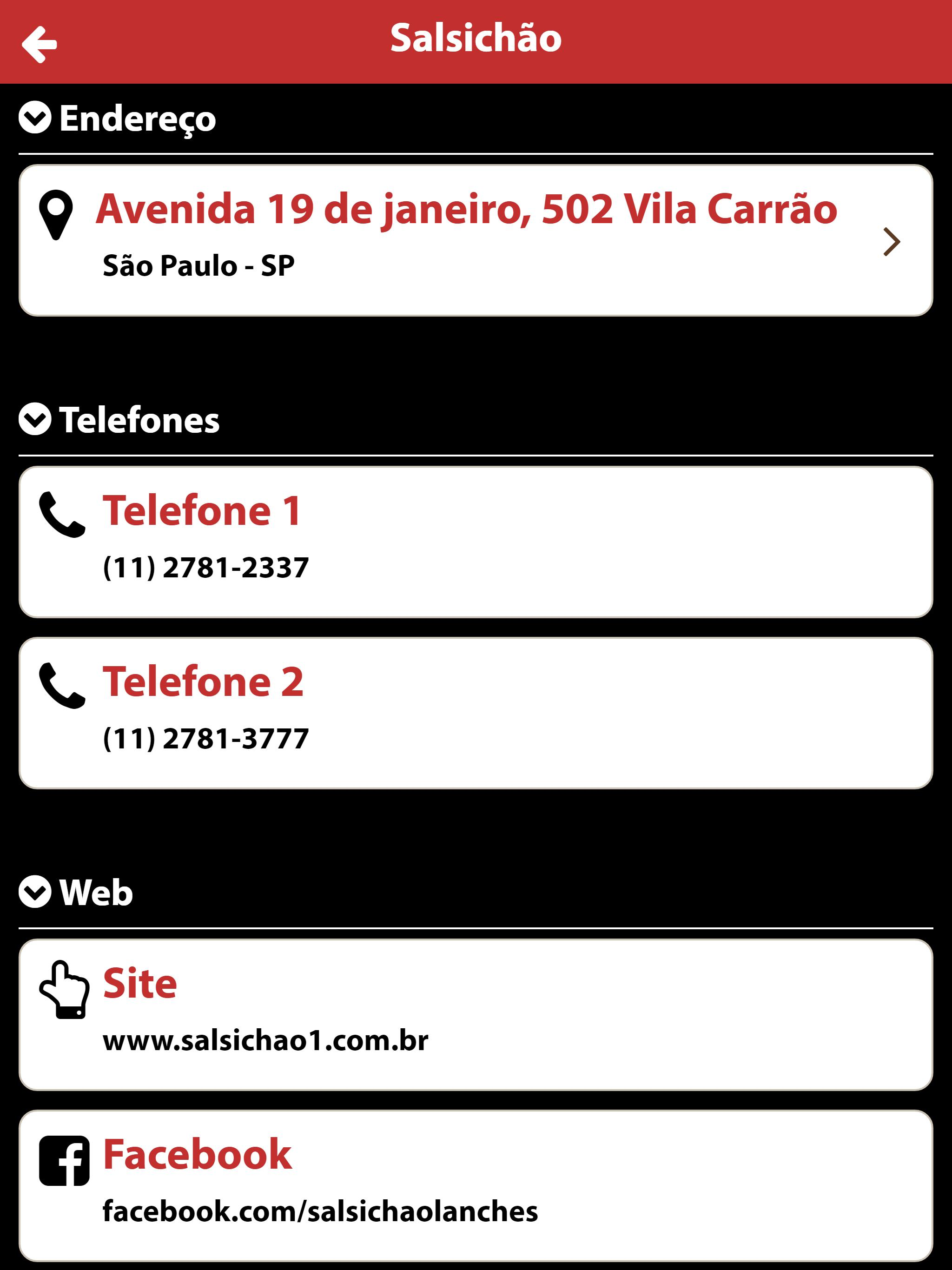 Lanchonete Salsichão