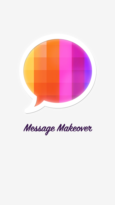 Message Makeover - Colorful Text Message Bubbles Screenshot