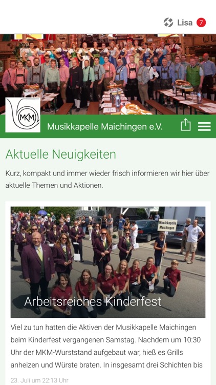 Musikkapelle Maichingen e.V.