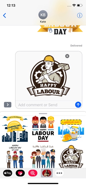 Labour Day Holiday Stickers(圖2)-速報App