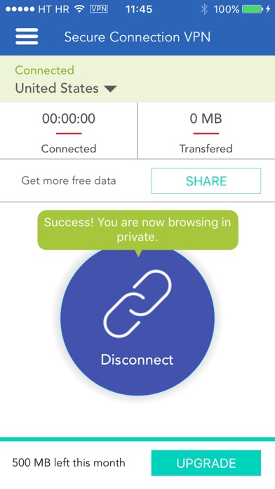 Secure Connection VPN screenshot 3