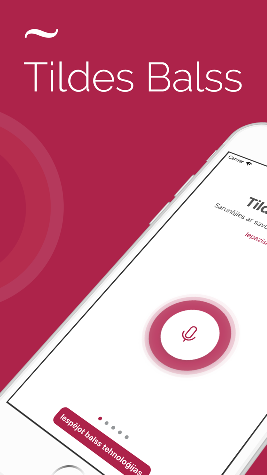 #1. Tildes Balss (iOS) 由: Tilde.com