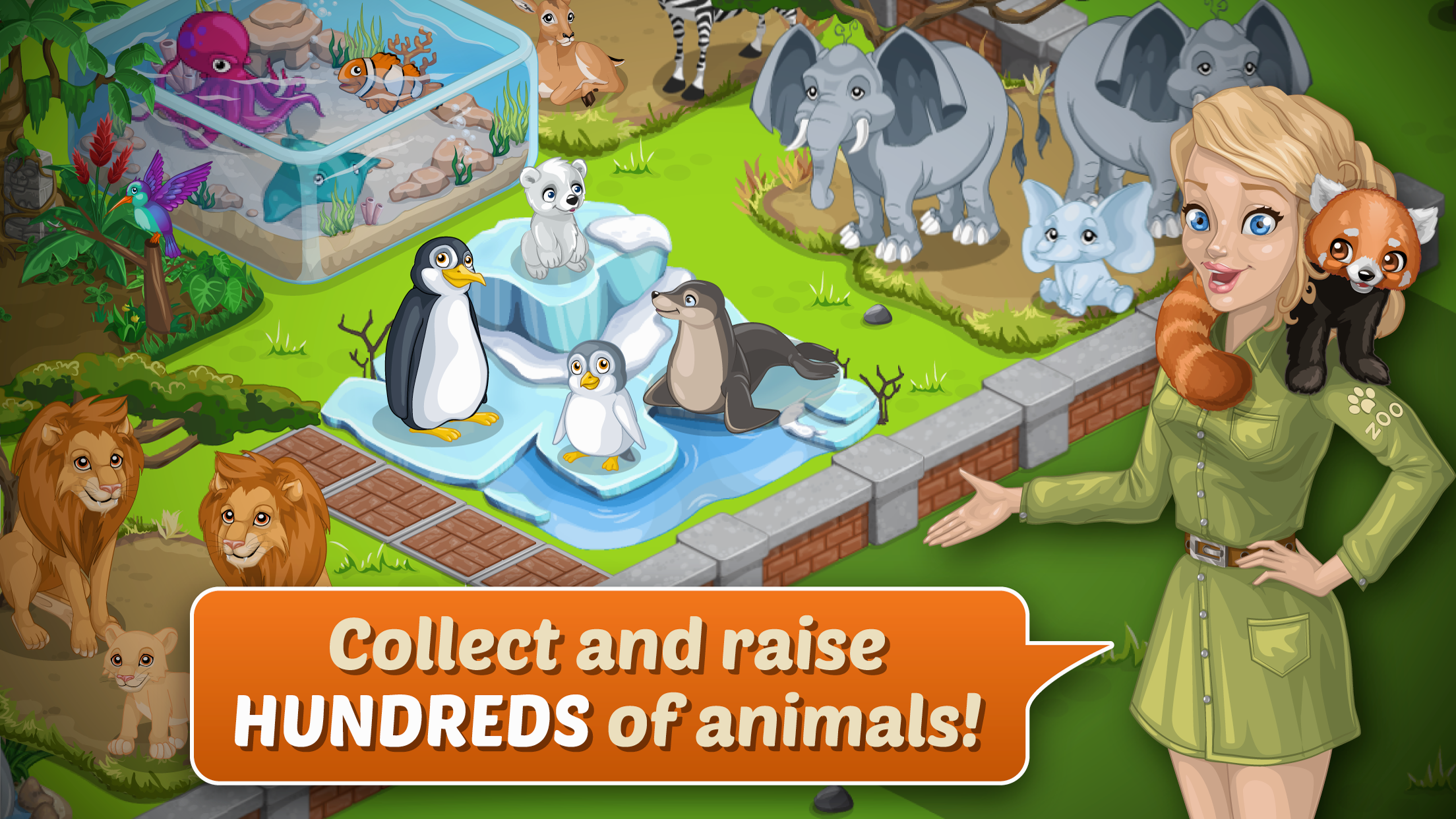 Happy Zoo - Wild Animals screenshot 3
