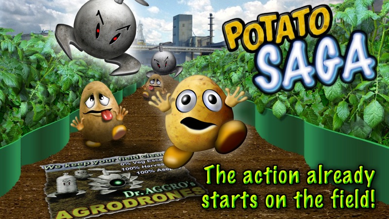 POTATO STORY - action runner fun game screenshot 1