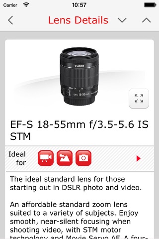 Canon Lens Guru screenshot 4