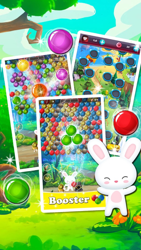 #3. Rabbit Pop - Bubble Shooter (iOS) 由: Akhanan Pongsawat