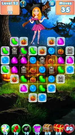 Game screenshot Candy Halloween Games Match 3 apk