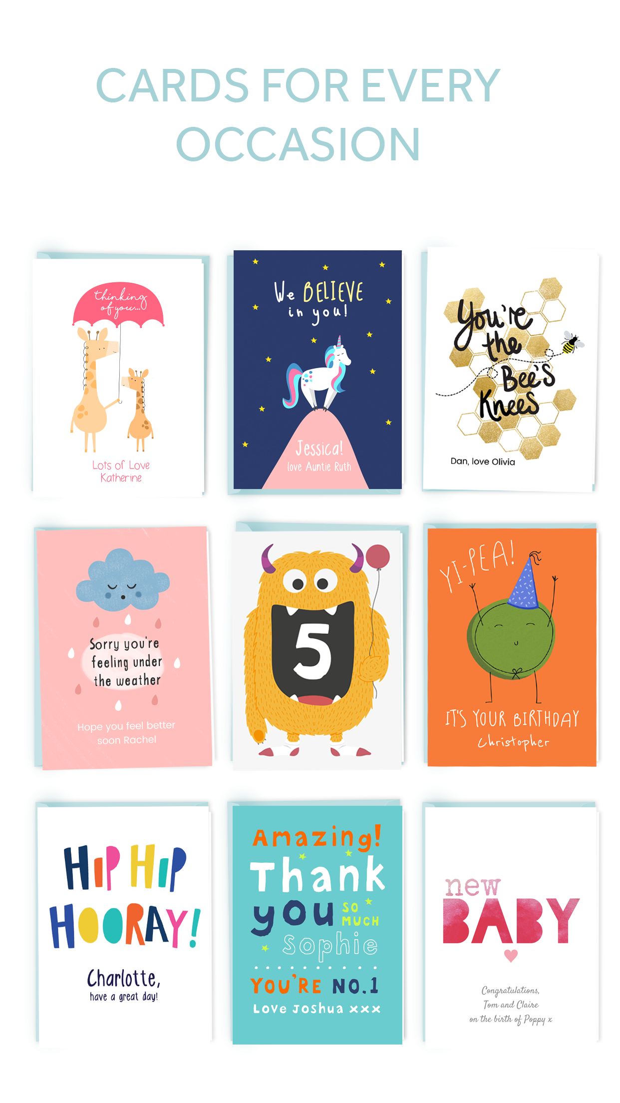 CustomCard Personalised Cards